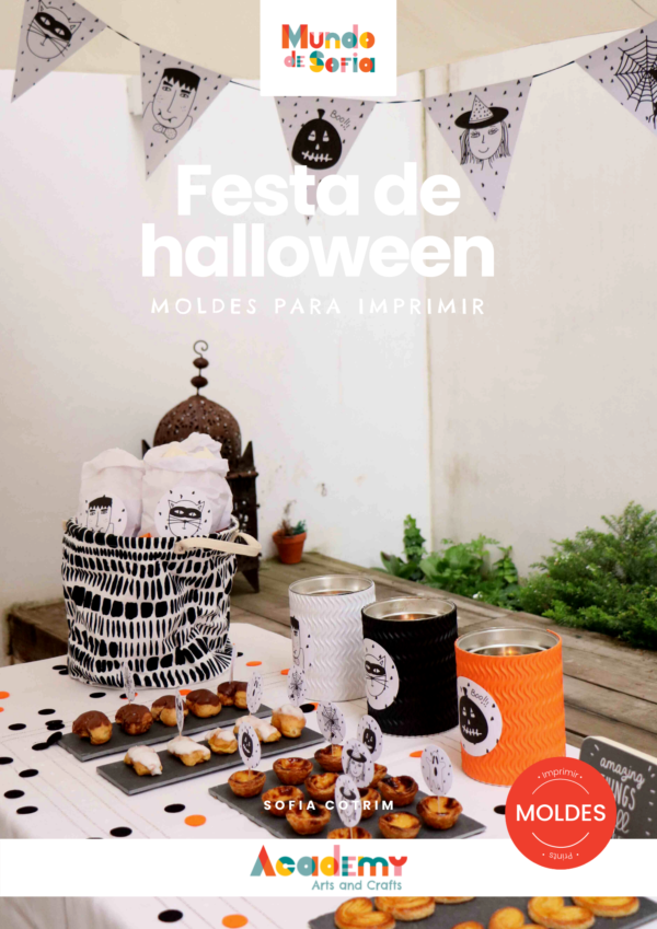 E-Book Festa de Halloween - Moldes e prints