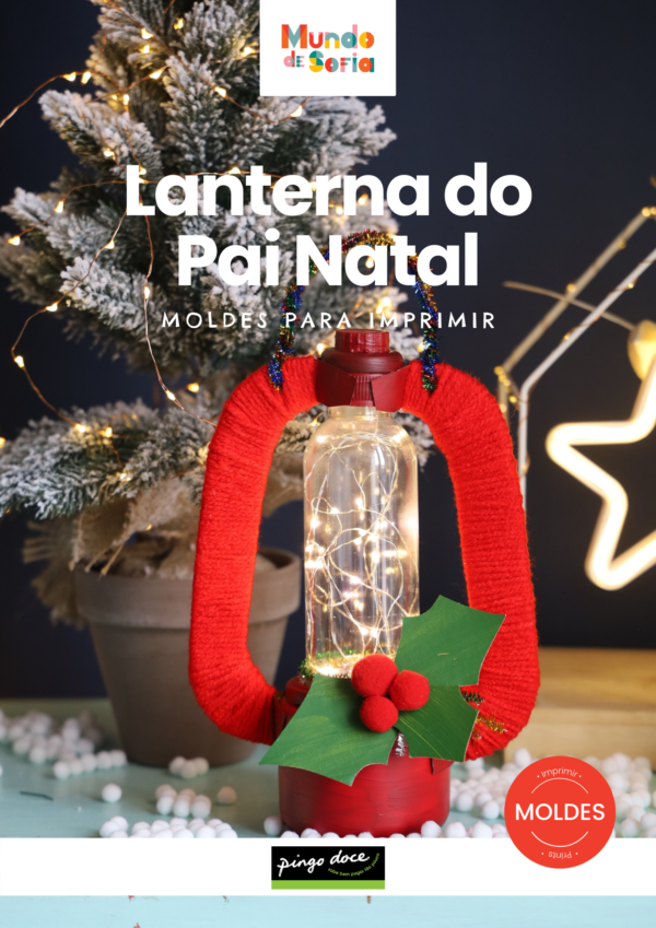 E-Book Lanterna do Pai Natal - Moldes e prints